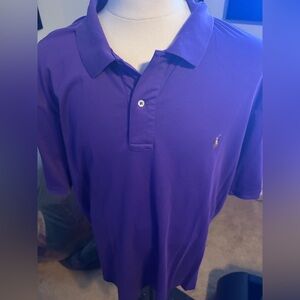 Purple Colored Soft Touch Pique Polo by Ralph Lauren Polo Shirt